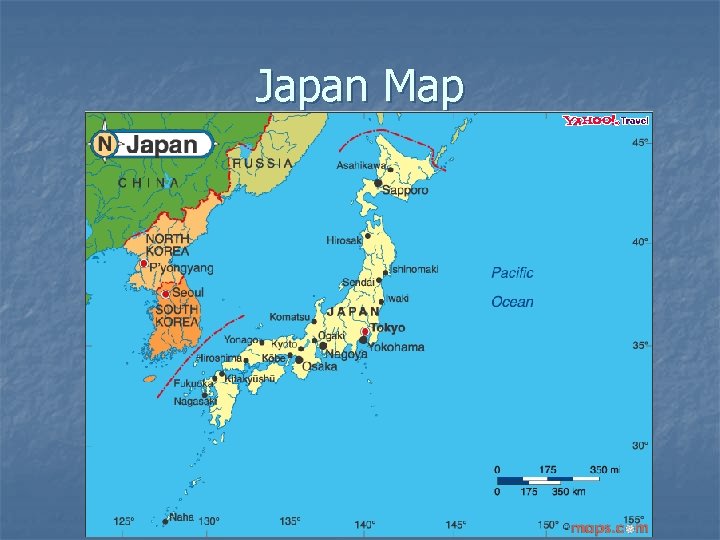 Japan Map 