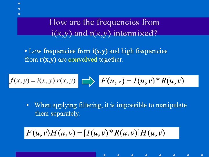 Frequency Domain Filtering Cs Prof Bebis Sections