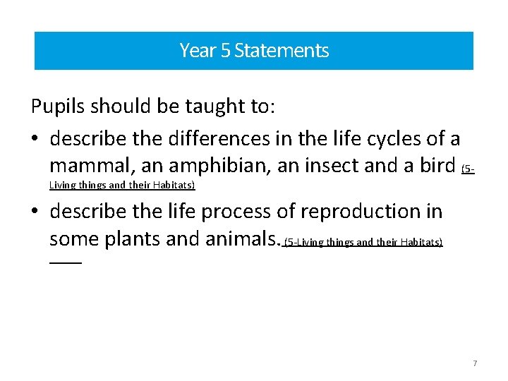 Year Statements Year 4 5 statements Pupils should be taught to: • describe the