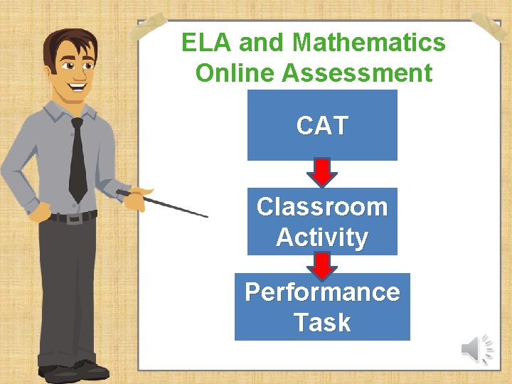 ELA and Mathematics Online Assessment CAT Classroom Activity Performance Task 