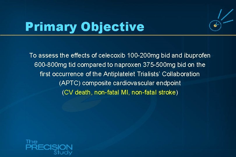 Primary Objective To assess the effects of celecoxib 100 -200 mg bid and ibuprofen