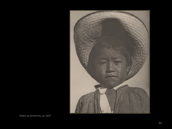 Enfant au sombrero, ca. 1927. 50 