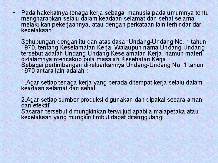 Organisasi K 3 Masalah Penanganan Keselamatan Kerja Walaupun