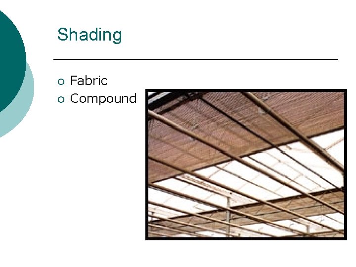 Shading ¡ ¡ Fabric Compound Shading ¡ ¡ Fabric Compound