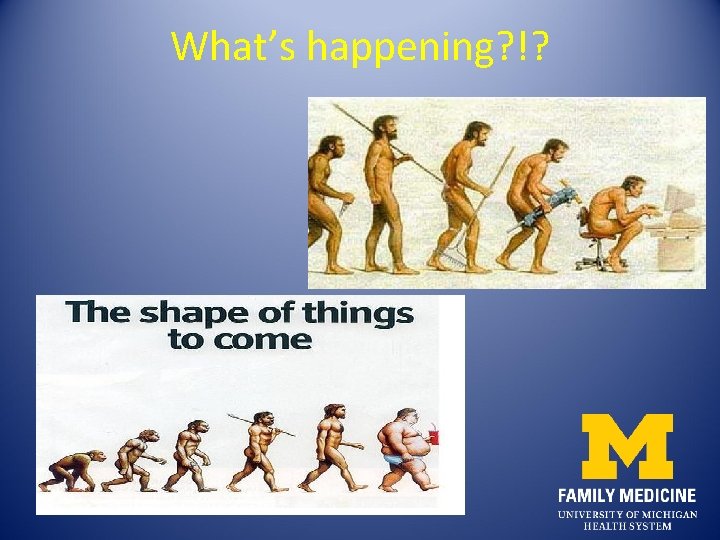 What’s happening? !? What’s happening? !?