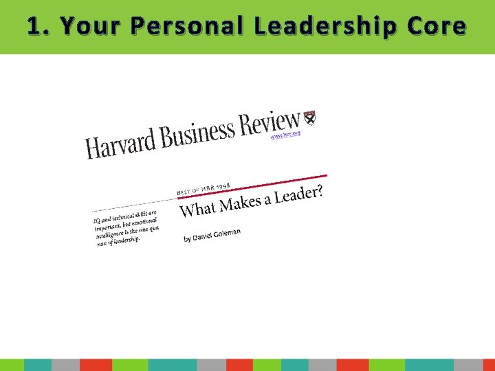 1. Your Personal Leadership Core 