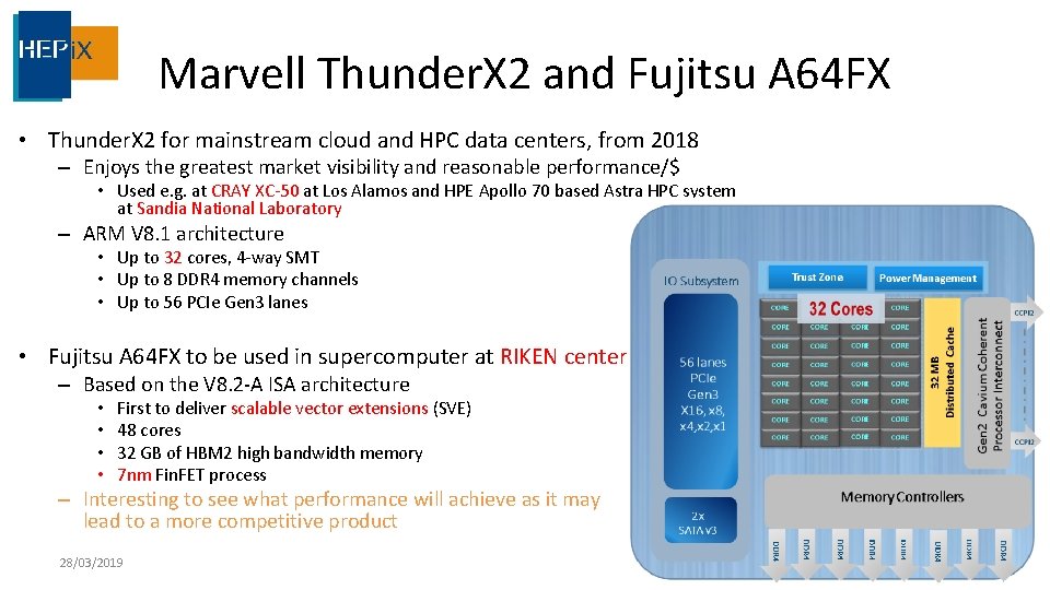 Marvell Thunder. X 2 and Fujitsu A 64 FX • Thunder. X 2 for