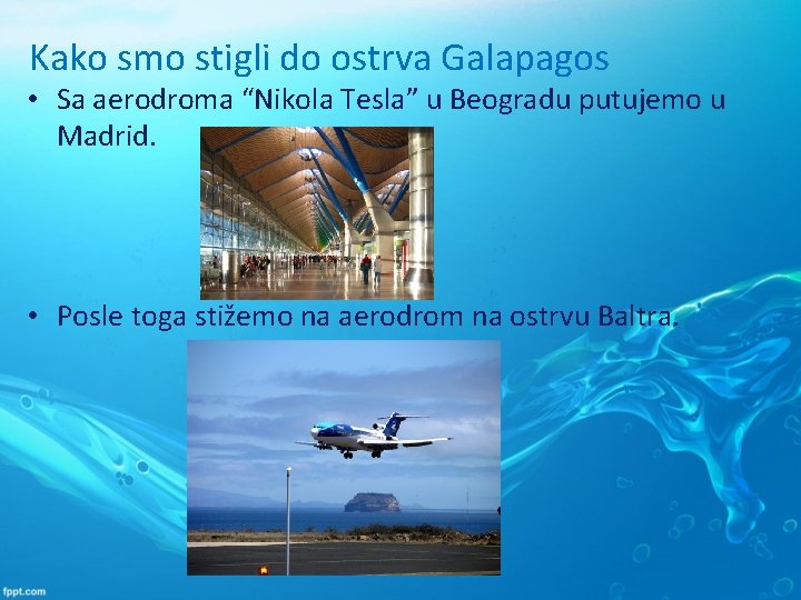 Kako smo stigli do ostrva Galapagos • Sa aerodroma “Nikola Tesla” u Beogradu putujemo