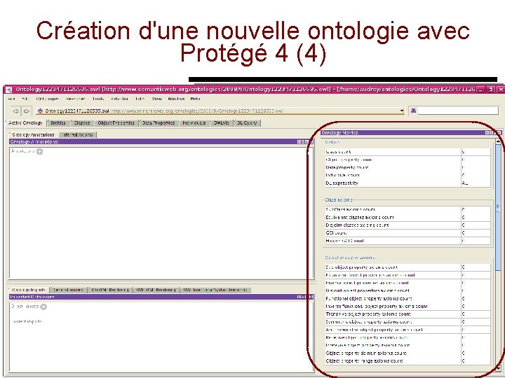 Création d'une nouvelle ontologie avec Protégé 4 (4) 13 