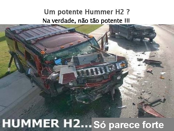 Um potente Hummer H 2 ? Na verdade, não tão potente !!! Só parece