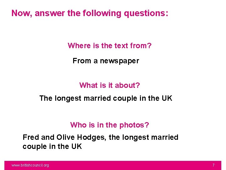 Now, answer the following questions: Where is the text from? From a newspaper What
