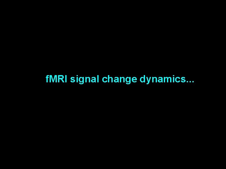 f. MRI signal change dynamics. . . 