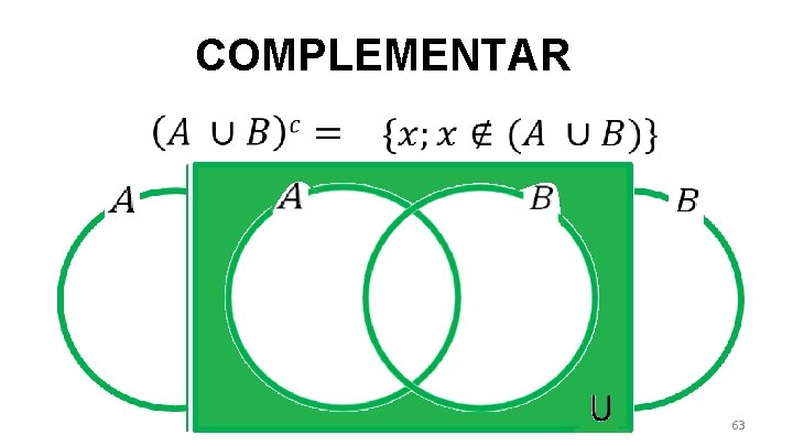 COMPLEMENTAR c U 63 