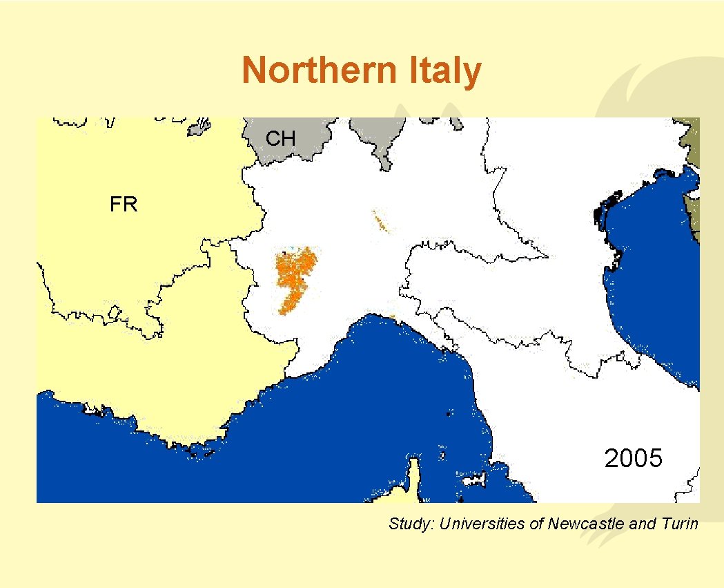 Northern Italy CH FR 2005 Study: Universities of Newcastle and Turin 