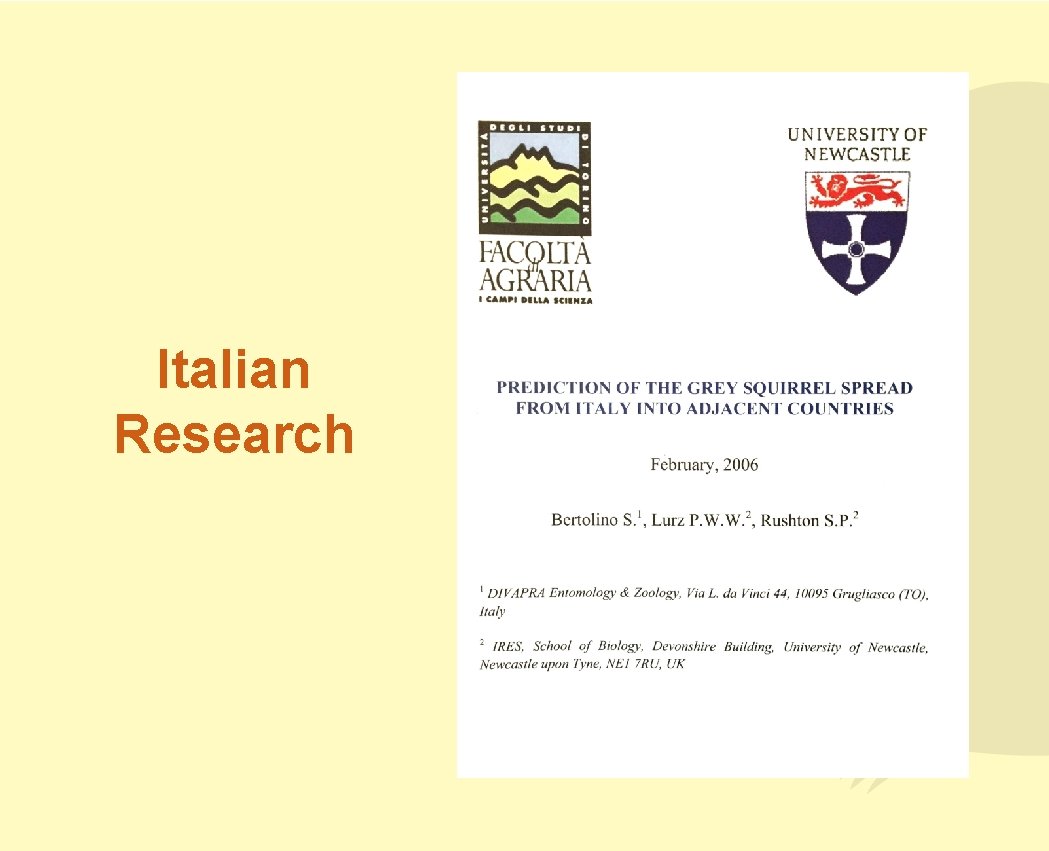 Italian Research 