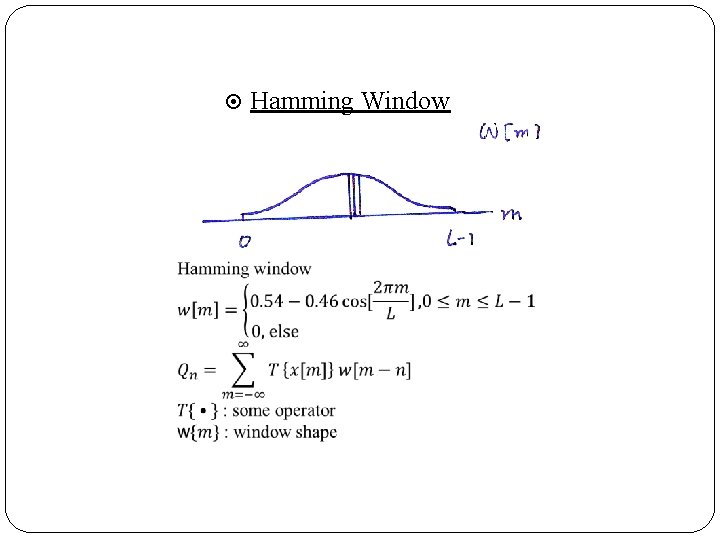  Hamming Window 
