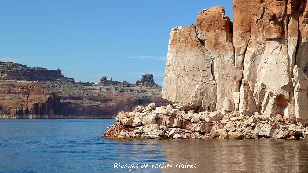 Rivages de roches claires 