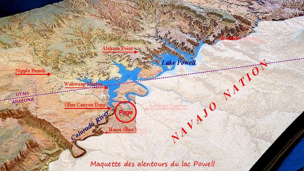 Rainbow Bridge Alstrom Point Lake Powell Nipple Bench Wahweap Marina UTAH NA ARIZO Glen