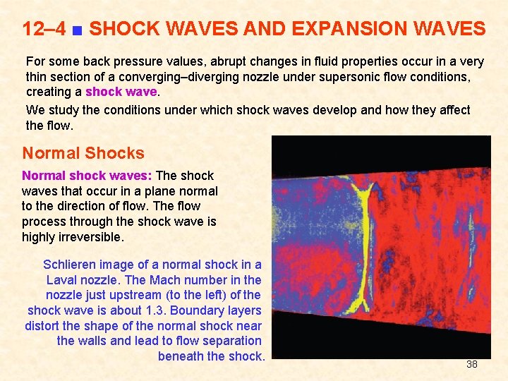 12– 4 ■ SHOCK WAVES AND EXPANSION WAVES For some back pressure values, abrupt