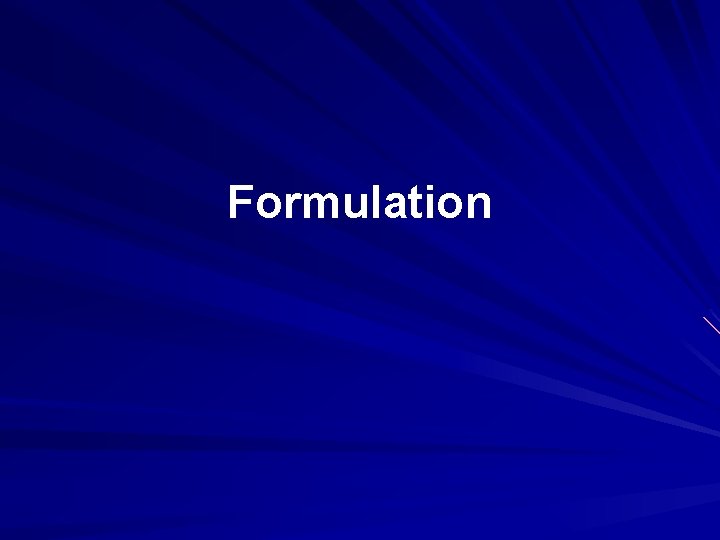 Formulation 