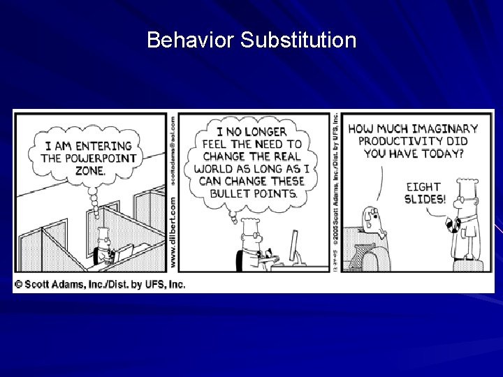 Behavior Substitution 