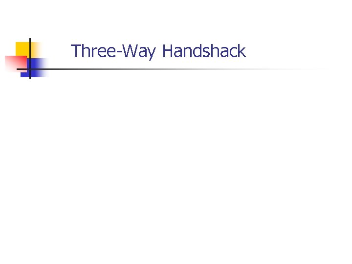 Three-Way Handshack 