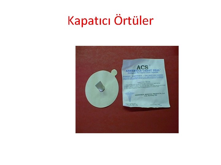 Kapatıcı Örtüler 