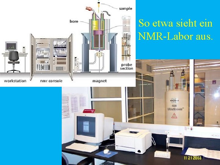 So etwa sieht ein NMR-Labor aus. 