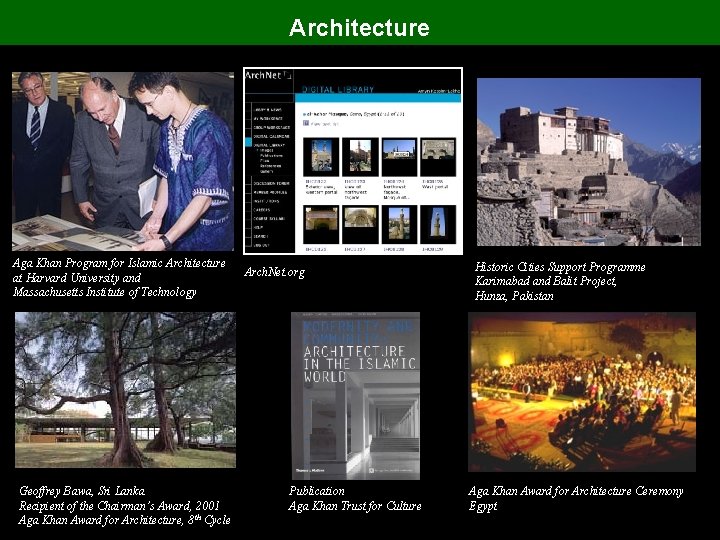 Architecture Aga Khan Program for Islamic Architecture at Harvard University and Massachusetts Institute of