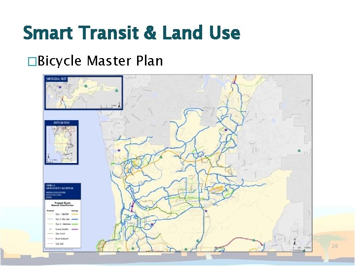 Smart Transit & Land Use �Bicycle Master Plan 28 