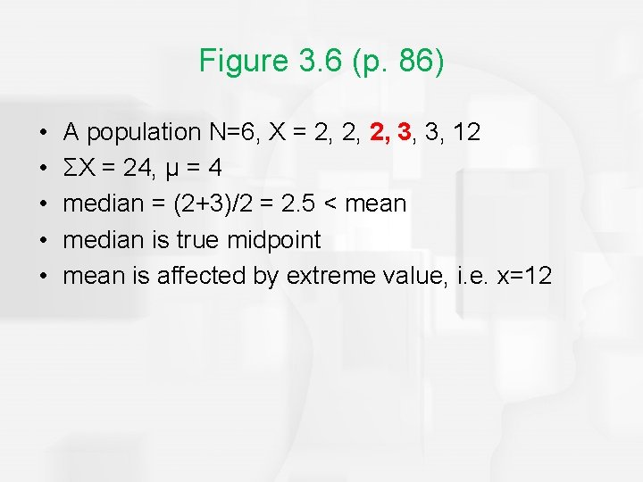 Figure 3. 6 (p. 86) • • • A population N=6, X = 2,