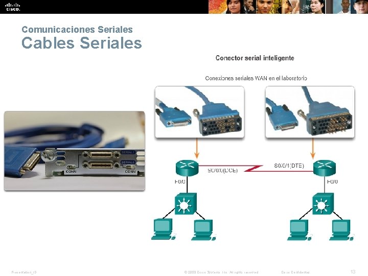 Comunicaciones Seriales Cables Seriales Presentation_ID © 2008 Cisco Systems, Inc. All rights reserved. Cisco