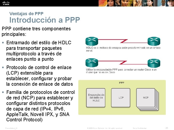 Ventajas de PPP Introducción a PPP contiene tres componentes principales: § Entramado del estilo