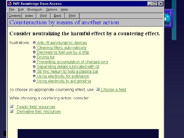 Working with Knowledge Base © 2001 Idea Connection Systems, Inc. OH; Template; 10/97; 10/12/98