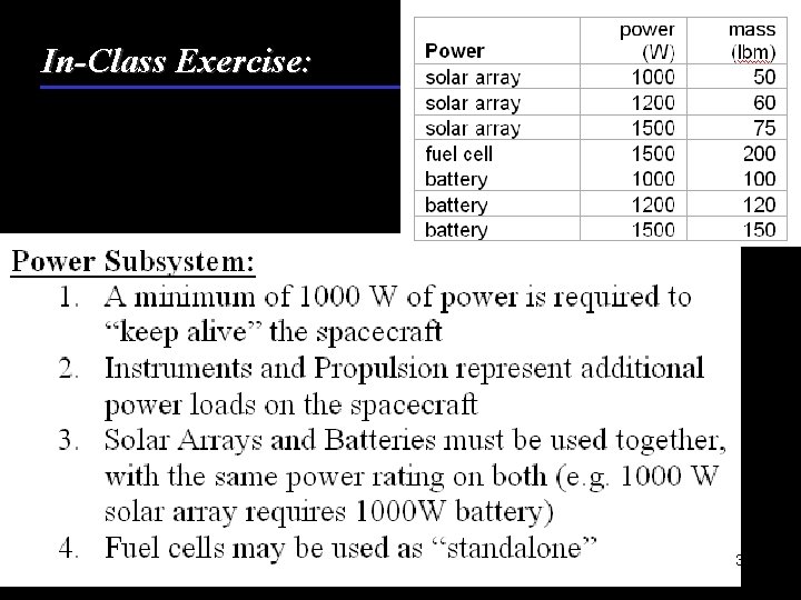 In-Class Exercise: 36 