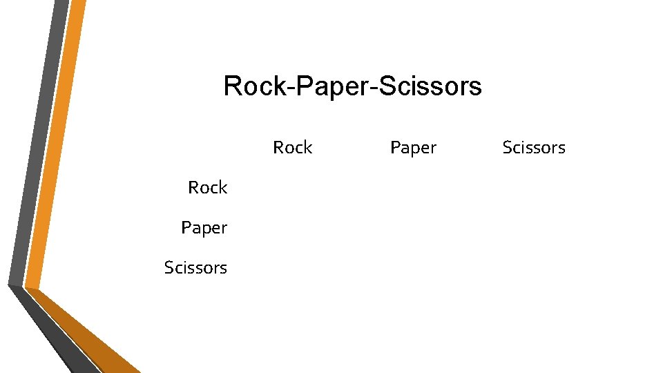 Rock-Paper-Scissors Rock Paper Scissors Rock-Paper-Scissors Rock Paper Scissors