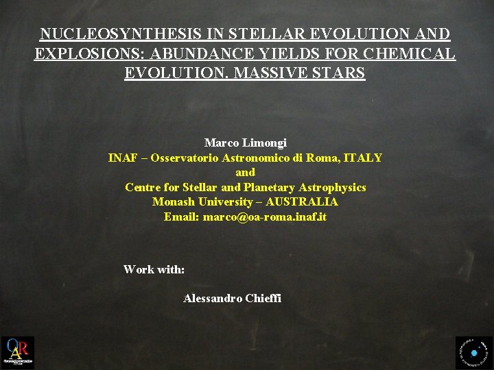 NUCLEOSYNTHESIS IN STELLAR EVOLUTION AND EXPLOSIONS: ABUNDANCE YIELDS FOR CHEMICAL EVOLUTION. MASSIVE STARS Marco
