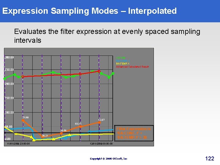 Expression Sampling Modes – Interpolated Evaluates the filter expression at evenly spaced sampling intervals Expression Sampling Modes – Interpolated Evaluates the filter expression at evenly spaced sampling intervals