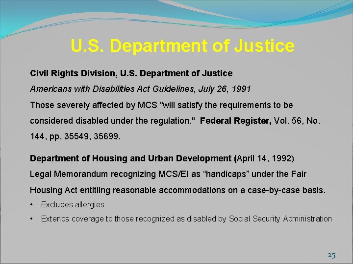 U. S. Department of Justice Civil Rights Division, U. S. Department of Justice Americans