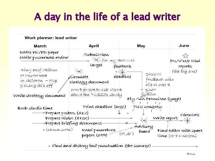 A day in the life of a lead writer 