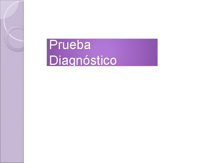 Prueba Diagnóstico 