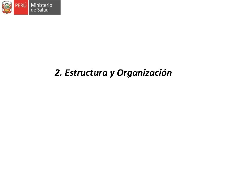 2. Estructura y Organización 
