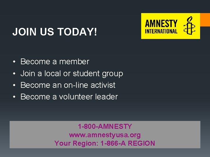 JOIN US TODAY! • • Become a member Join a local or student group JOIN US TODAY! • • Become a member Join a local or student group