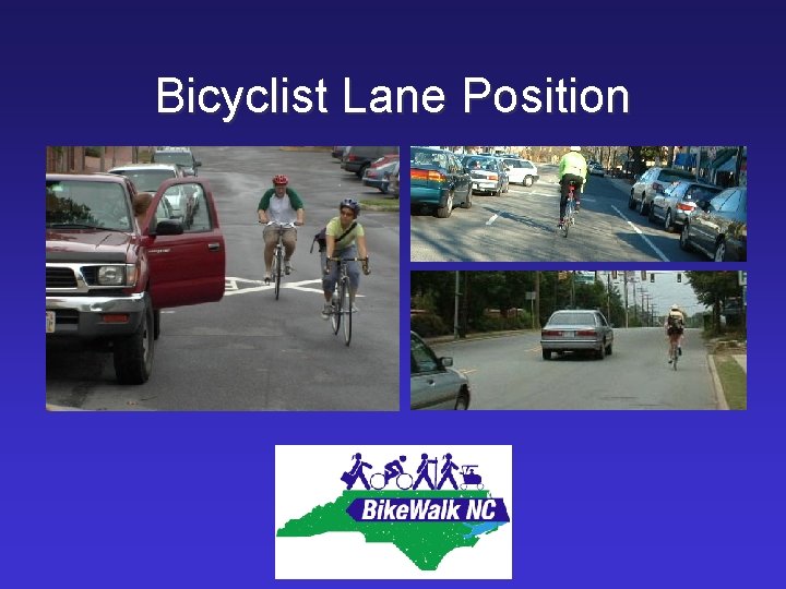 Bicyclist Lane Position 