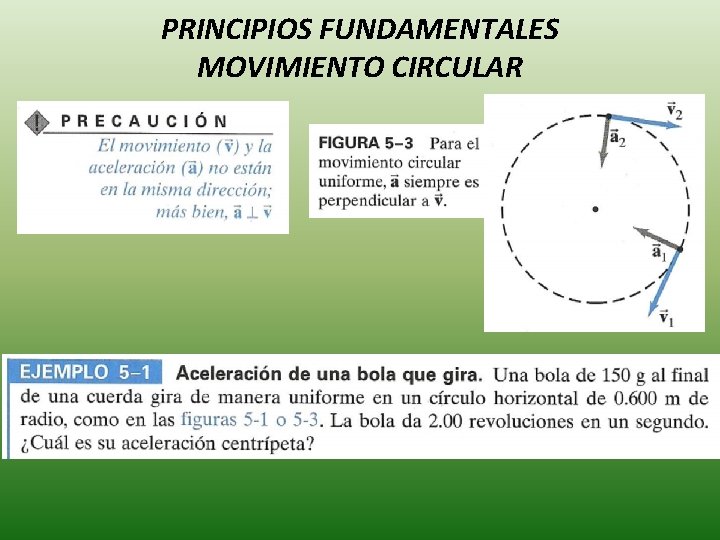 PRINCIPIOS FUNDAMENTALES MOVIMIENTO CIRCULAR 