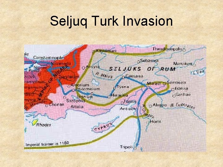 Seljuq Turk Invasion 