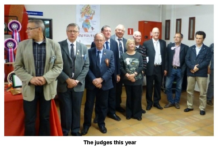 The judges this year 