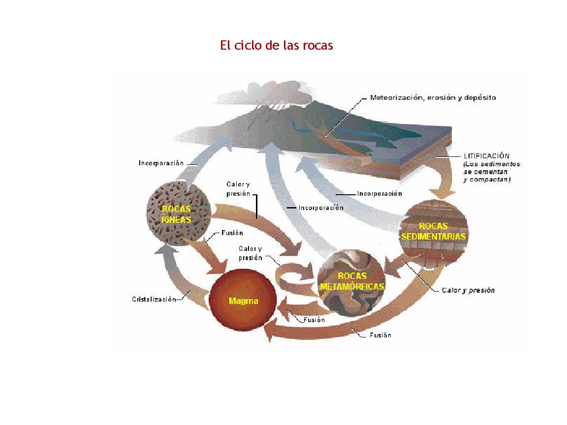 El ciclo de las rocas 