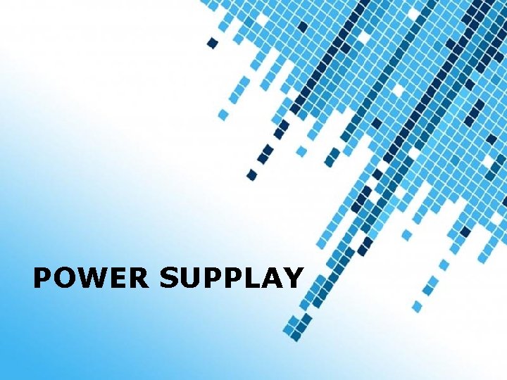 POWER SUPPLAY Powerpoint Templates Page 1 