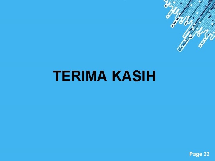 TERIMA KASIH Powerpoint Templates Page 22 